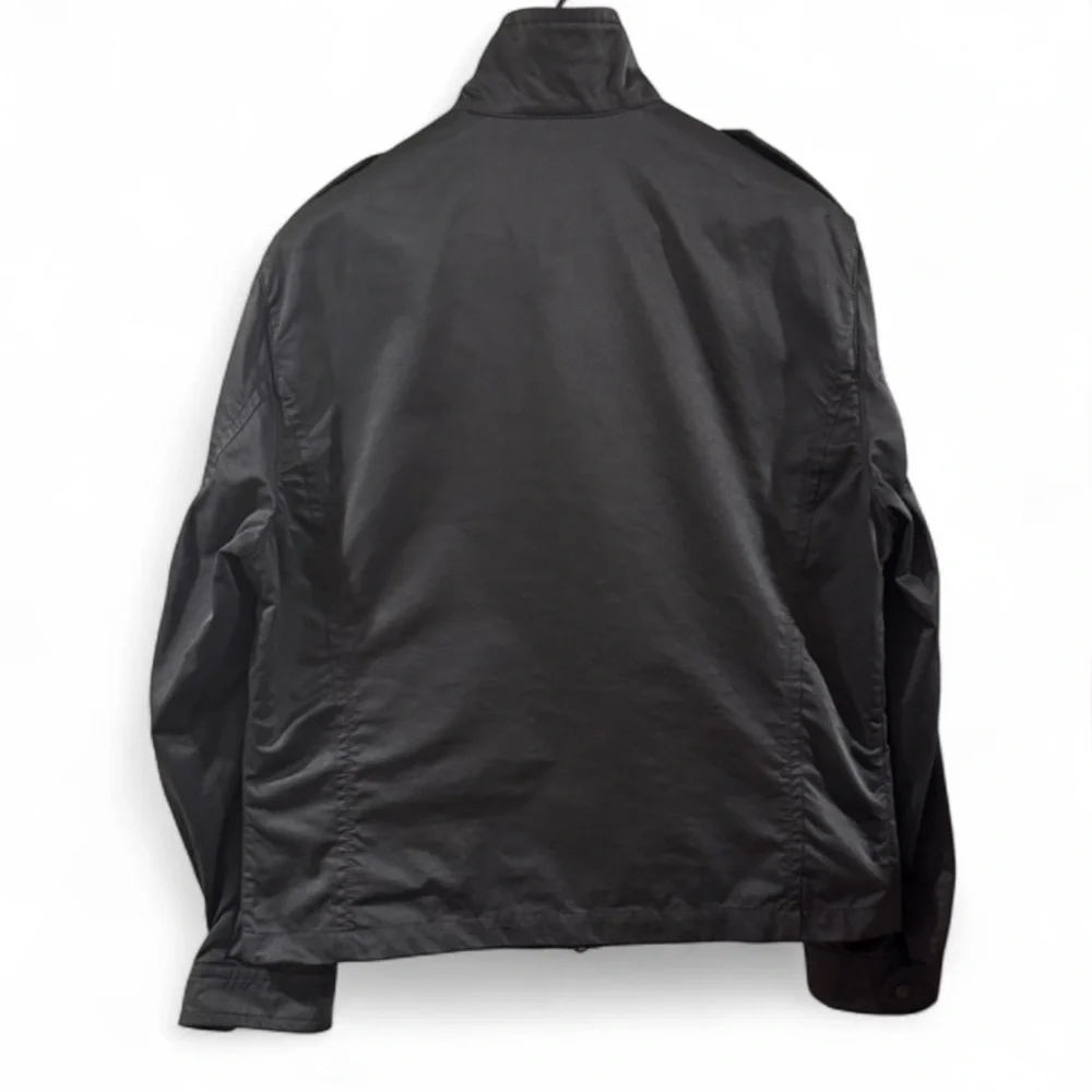 Vintage Banana Republic Black Military Jacket Size Men’s Large